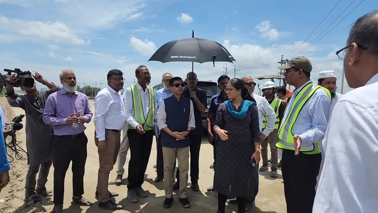 ব্রাহ্মণবাড়িয়ায় ৪ লেন সড়ক পরিদর্শন ২