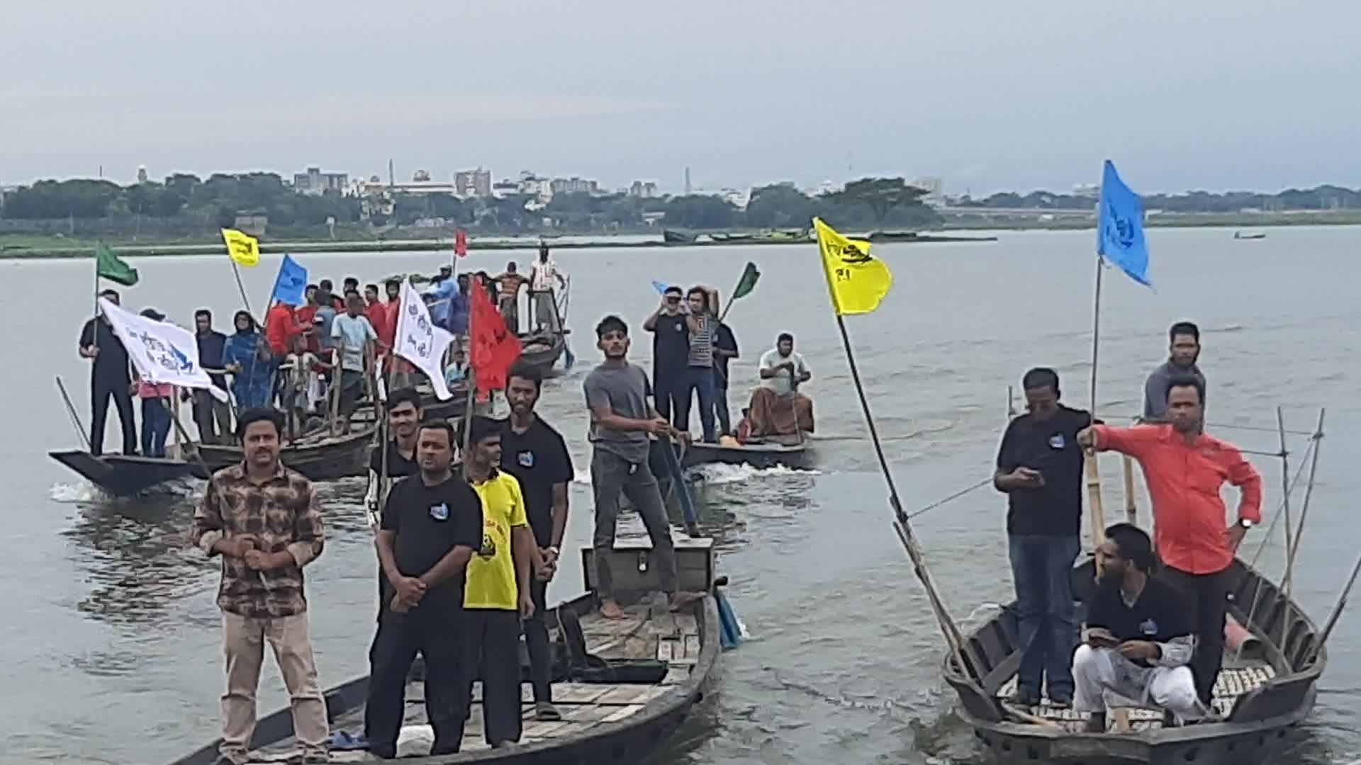 ব্রাহ্মণবাড়িয়ায় নৌ র ্যালী ছবি ৩