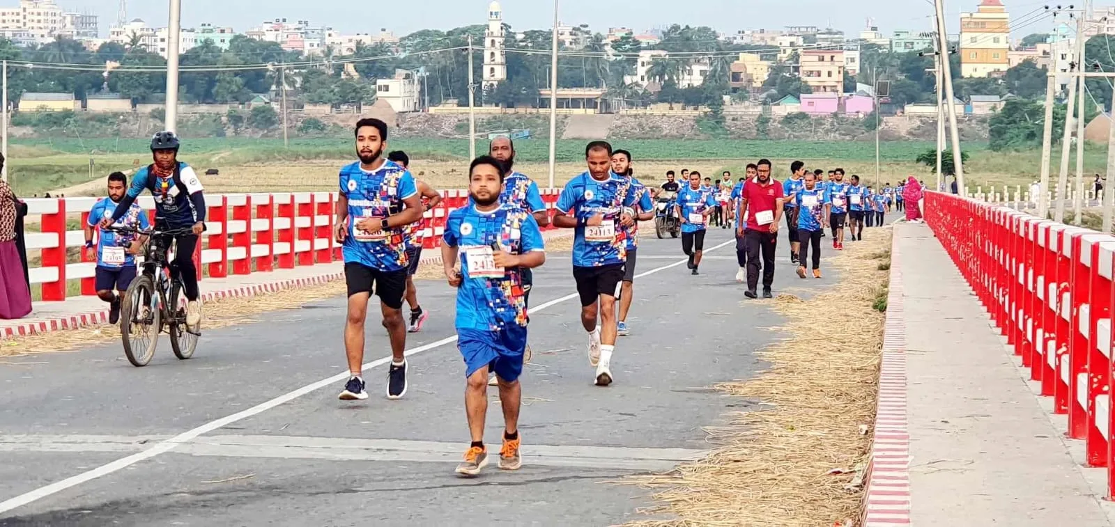 ব্রাহ্মণবাড়িয়ায় ম্যারাথন প্রতিযোগীতা অনুষ্ঠিত