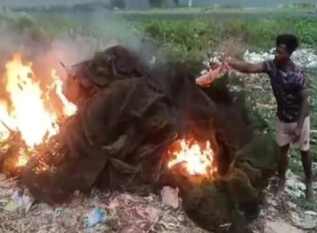 ব্রাহ্মণবাড়িয়ায় অবৈধ রিং জাল ও কারেন্ট জাল জব্দ